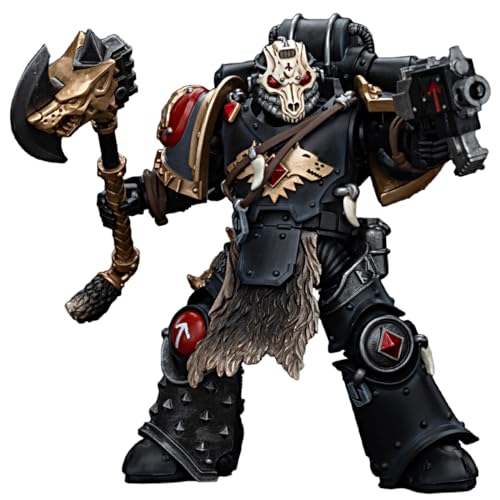 JOYTOY 1/18 Actionfigur Warhammer The Horus Heresy Space Wölves Deathsworn Pack Deathsworn 5 12.1 cm Movable Model Collectible Figure Gifts von JOYTOY