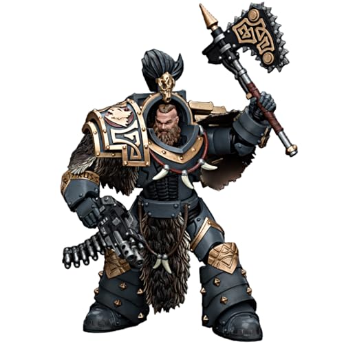 JOYTOY 1/18 Actionfigur Warhammer The Horus Heresy Space Wolves Varagyr Wolf Guard Squad Varagyr Terminator 4 14.2 cm Movable Model Collectible Figure Gifts von JOYTOY