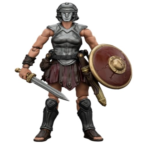 JOYTOY 1/18 Strife Roman Republic Elite Collection Actionfigur – Römische Republik Legionär Licht Infanterie Schwert und Schild weiblicher 10,2 cm römischer Legionär-Soldat Figuren von JOYTOY