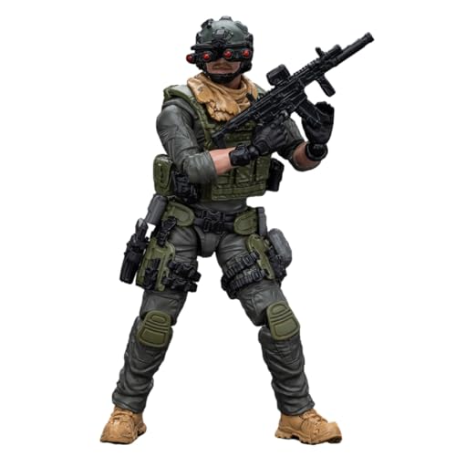 JOYTOY 1:18 Actionfigur Naro Defense Forces 13Th Assault Squad Assault Trooper Hardcore Coldplay 10,6 cm Sammlerstück Militärspielzeug Anime Modell von JOYTOY