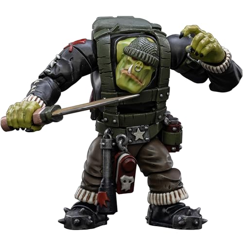 JOYTOY JT2962 40K 1/18 Action Figur Spielzeug, Ork Kommandos Dakka Boy Rotbilge, 12cm Geschenk für Action Figure Enthusiasten und Sammler (JT2962) von JOYTOY