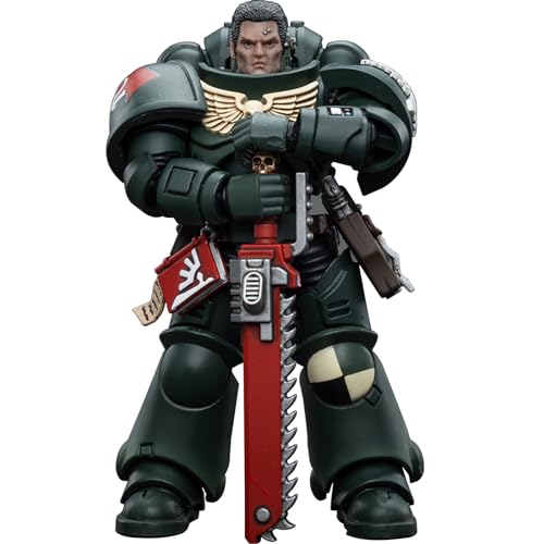 JOYTOY JT4959 40K 1/18 Action Figur Spielzeug, Dark Angels Intercessors Brother Asharr, 4-Zoll Geschenk für Action Figure Enthusiasten und Sammler von JOYTOY