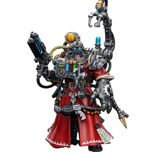 JOYTOY JT7721 40K 1/18 Action Figur Spielzeug, Adeptus Mechanicus Cybernetica Datasmith, 4-Zoll Modell Set, Geschenk für Action Figur Enthusiasten und Sammler (MSS-7721) von JOYTOY