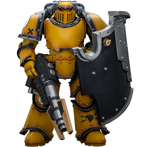 JOYTOY JT9121 40K 1/18 Action Figur Spielzeug, Imperial Fists Legion MkIII Breacher Squad Legion Breacher with Lascutter, 4-Zoll Geschenk für Action Figure Enthusiasten und Sammler von JOYTOY