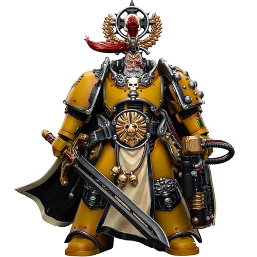 JOYTOY JT9138 Warhammer 40K The Imperial Fists, Imperial Fists Legion Praetor with Power Sword 1/18 Action Figuren Modell von JOYTOY