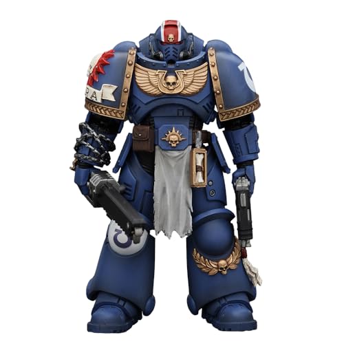 JOYTOY Warhammer 40.000 1/18 Actionfigur Ultramarines Lieutenant Titus Collection Modell Geburtstagsgeschenke von JOYTOY