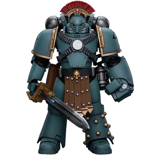 JOYTOY Warhammer 40K The Horus Heresy, JT9572 Sons of Horus MKIV Tactical Squad Sergeant with Power Fist 1/18 Action Figur von JOYTOY