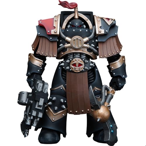 JOYTOY Warhammer 40K The Horus Heresy, JT9718 Sons of Horus Justaerin Terminator Squad Justaerin with Carsoran Power Axe 1/18 Action Figur Collectible Models von JOYTOY