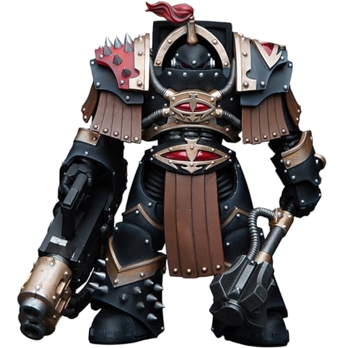 JOYTOY Warhammer 40K The Horus Heresy, JT9749 Sons of Horus Justaerin Terminator Squad Justaerin with Multi-melta and Power Maul 1/18 Action Figur Collectible Models von JOYTOY