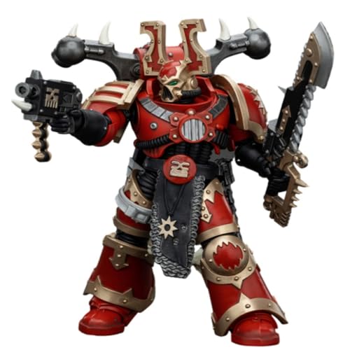 JOYTOY Warhammer 40K World Eaters Khorne Berzerker 1, 12,7 cm, Maßstab 1/18, Sammel-Actionfigur mit exquisitem Design, Geschenke für Fans und Sammler von JOYTOY