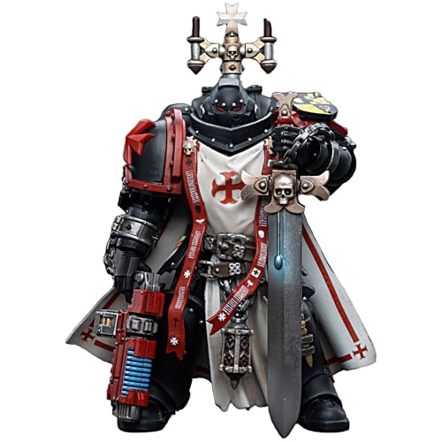 JOYTOY Warhammer 40k 1/18 Actionfigur, schwarze Templer, Schwert, Brüder, Bruder, Lombast, Sammlerstück, Spielzeug für Kinder ab 15 Jahren und Erwachsene, 12,7 cm JOYTOY Warhammer 40k 1/18 Actionfigur, schwarze Templer, Schwert, Brüder, Bruder, Lombast, Sammlerstück, Spielzeug für Kinder ab 15 Jahren und Erwachsene, 12,7 cm von JOYTOY