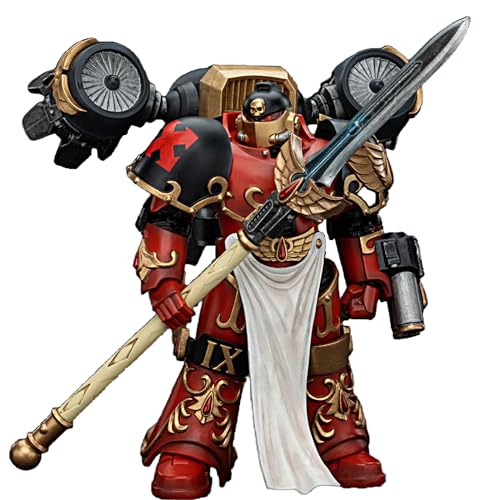 JOYTOY Warhammer 40k 1/18 Actionfigur Blood Angels Dawnbreaker Cohort Dawnbreaker 1 Vorbestellung 12,1 cm Sammlerstück, Spielzeug für Kinder ab 15 Jahren und Erwachsene von JOYTOY