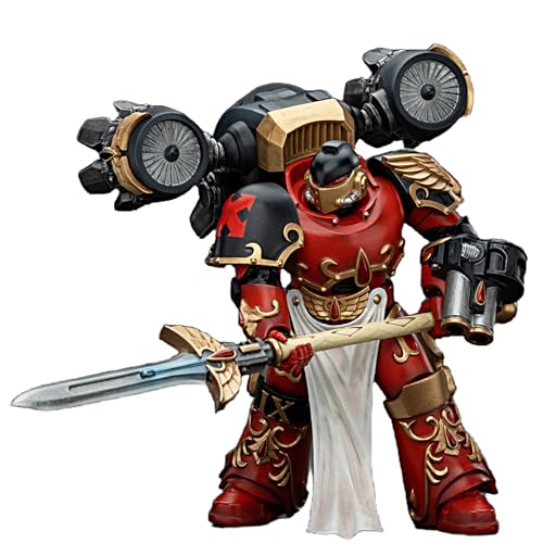 JOYTOY Warhammer 40k 1/18 Actionfigur Blood Angels Dawnbreaker Cohort Dawnbreaker 2 Vorbestellung 12,1 cm Sammlerstück, Spielzeug für Kinder ab 15 Jahren und Erwachsene von JOYTOY