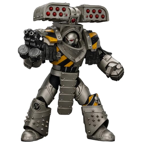 JOYTOY Warhammer 40k 1/18 Actionfigur Iron Warriors Tyrant Siege Terminator mit Raketenwerfer, Sammlerstück, Spielzeug für Kinder ab 15 Jahren und Erwachsene, 13,7 cm JOYTOY Warhammer 40k 1/18 Actionfigur Iron Warriors Tyrant Siege Terminator mit Raketenwerfer, Sammlerstück, Spielzeug für Kinder ab 15 Jahren und Erwachsene, 13,7 cm von JOYTOY