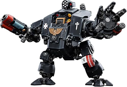 JOYTOY Warhammer 40k 1/18 Actionfigur Mecha Black Templars Redemptor Dreadnought Ver.2, Sammlerstück, Spielzeug für Kinder ab 15 Jahren und Erwachsene, 27,9 cm ToyVerse Store JOYTOY Warhammer 40k 1/18 Actionfigur Mecha Black Templars Redemptor Dreadnought Ver.2, Sammlerstück, Spielzeug für Kinder ab 15 Jahren und Erwachsene, 27,9 cm ToyVerse Store von JOYTOY