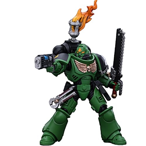 JOYTOY Warhammer 40k 1/18 Actionfigur Salamanders Fürsprecher Sergeant Tsek'gan Sammlerstück, Spielzeug für Kinder ab 15 Jahren und Erwachsene, 12,1 cm Vorbestellung von JOYTOY