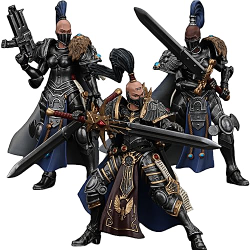 JOYTOY Warhammer 40k 1/18 Actionfigur Sisters of Silence, Set mit 3 Figuren, 10,8 cm, Sammlerstück, Spielzeug für Kinder ab 15 Jahren und Erwachsene, Vorbestellung von JOYTOY