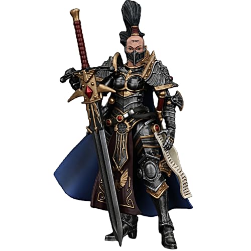 JOYTOY Warhammer 40k 1/18 Actionfigur Sisters of Silence Knight-Commander Jenetia Krole 10,8 cm Sammlerstück, Spielzeug für Kinder ab 15 Jahren und Erwachsene von JOYTOY