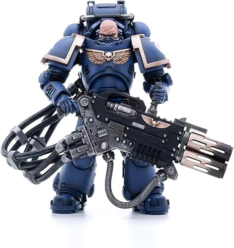 JOYTOY Warhammer 40k 1/18 Actionfigur Ultramarines Primaris Eradicator 02, Sammlerstück, Spielzeug für Kinder ab 15 Jahren und Erwachsene, 12,5 cm von JOYTOY