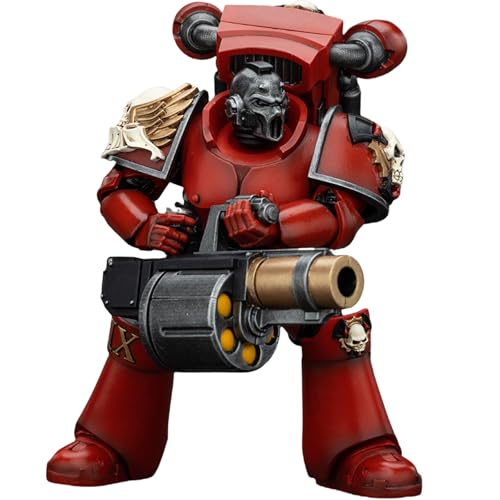 JOYTOY Warhammer 40k Blood Angels, 1/18 Blood Angels Angel's Tears Squad Erelim with Angel's Tears Grenade Launcher Action Figure Collect Model von JOYTOY