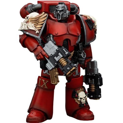 JOYTOY Warhammer 40k Blood Angels, 1/18 Blood Angels Angel's Tears Squad Erelim with Volkite Serpentas Action Figure Collect Model von JOYTOY