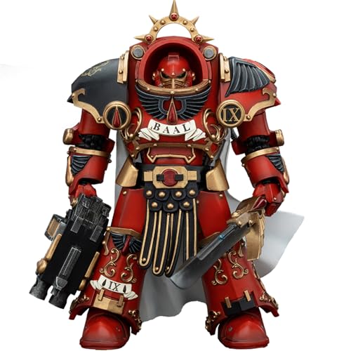 JOYTOY Warhammer 40k Blood Angels, 1/18 Blood Angels Legion Praetor in Tartaros Terminator Armour Action Figure Collect Model von JOYTOY