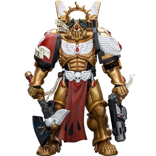 JOYTOY Warhammer 40k Blood Angels, Blood Angels Commander Dante 1/18 Action Figur Collection Model Geschenk，Verleihen Sie Ihrer außergewöhnlichen Sammlungreise Farbe von JOYTOY