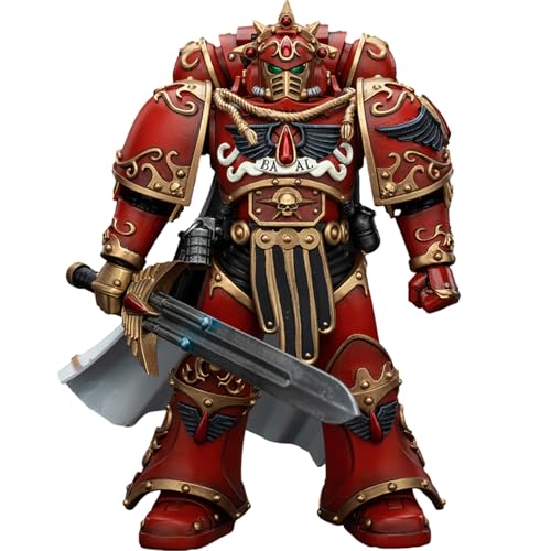 JOYTOY Warhammer 40k Blood Angels, Blood Angels Legion Praetor with Paragon Blade 1/18 Action Figur, Gewidmet Ihnen die das Sammeln lieben von JOYTOY