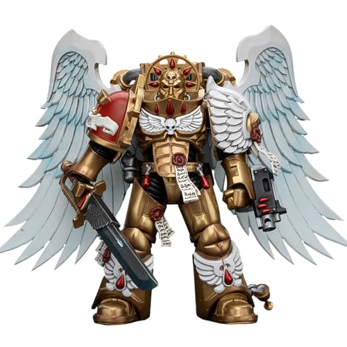 JOYTOY Warhammer 40k Blood Angels, Blood Angels Sanguinary Guard with Encarmine Sword 1 1/18 Action Figur Collection Model, Gewidmet Ihnen die Sie Sammeln Lieben von JOYTOY