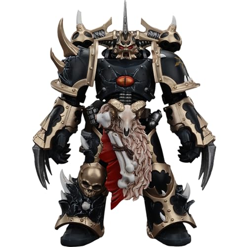 JOYTOY Warhammer 40k Chaos Space Marines, Chaos Space Marines Black Legion Chosen with Lightning Claws 1/18 Action Figur von JOYTOY