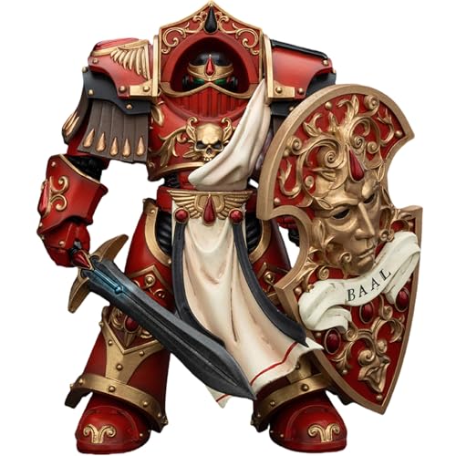 JOYTOY Warhammer 40k Horus Heresy Serie, JT00324 Blood Angels Crimson Paladins Squad Crimson Paladin 2 1/18 Action Figur von JOYTOY