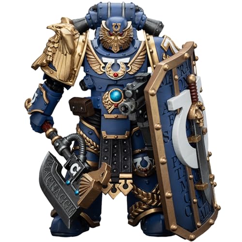 JOYTOY Warhammer 40k Horus Heresy Serie, Ultramarines Invictarus Suzerain Squad Suzerain 1 1/18 Action Figur Collection Model, Gewidmet Ihnen die das Sammeln lieben von JOYTOY