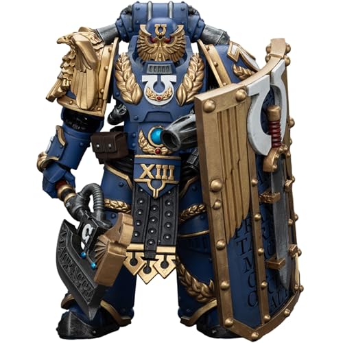 JOYTOY Warhammer 40k Horus Heresy Serie, Ultramarines Invictarus Suzerain Squad Suzerain 2 1/18 Action Figur Collection Model, Gewidmet Ihnen die das Sammeln lieben von JOYTOY