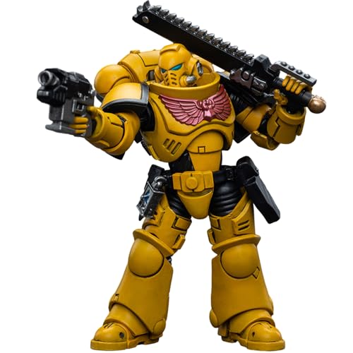 JOYTOY Warhammer 40k Imperial Fists, Imperial Fists Intercessors 1/18 Action Figur, Gewidmet Ihnen die das Sammeln lieben von JOYTOY