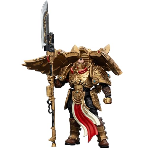 JOYTOY Warhammer 40k Legio Custodes, Legio Custodes Custodian Venatari Squad Venatari with Venatari Lance 1/18 Action Figur von JOYTOY