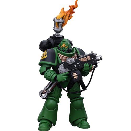 JOYTOY Warhammer 40k Salamanders, Salamanders Intercessors Sergeant Tsek'gan 1/18 Action Figur von JOYTOY