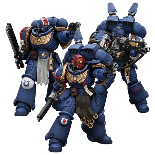 JOYTOY Warhammer 40k Space Marine 2, 1/18 Space Marine 2 Three Person Team Action Figur Collect Model von JOYTOY