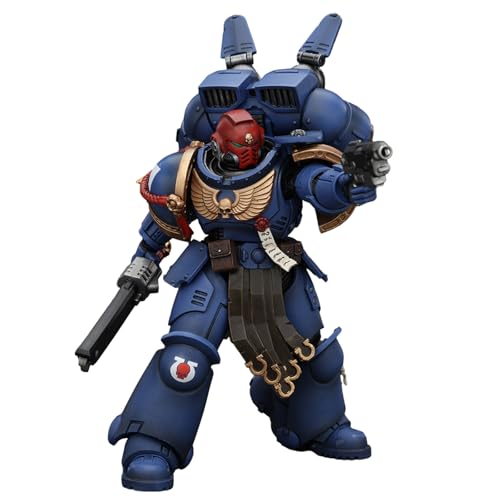 JOYTOY Warhammer 40k Space Marine 2, 1/18 Uitramarines Sergeant Gadriel Action Figur Collect Model von JOYTOY