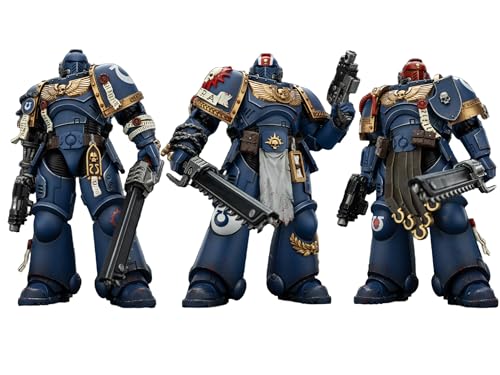 JOYTOY Warhammer 40k Space Marine 2,1/18 Actionfigur Ultramarines Titus, Gadriel, Chairon-Collectors Edition, 12,7 cm, Sammlerstück, Spielzeug für Kinder ab 15 Jahren und Erwachsene JOYTOY Warhammer 40k Space Marine 2,1/18 Actionfigur Ultramarines Titus, Gadriel, Chairon-Collectors Edition, 12,7 cm, Sammlerstück, Spielzeug für Kinder ab 15 Jahren und Erwachsene von JOYTOY