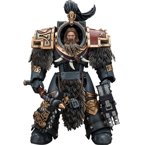 JOYTOY Warhammer 40k Space Wolves, 1/18 Space Wolves Varagyr Wolf Guard Squad Varagyr Terminator 2 Action Figure Collect Model von JOYTOY