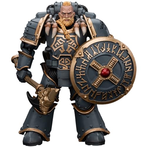 JOYTOY Warhammer 40k Space Wolves, JT7400 Space Wolves Grey Slayer Pack Grey Slayer 1 1/18 Action Figur von JOYTOY