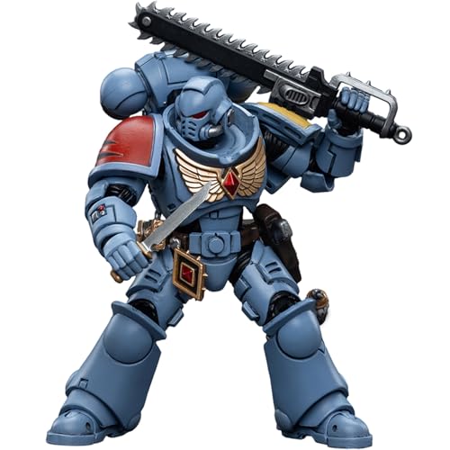 JOYTOY Warhammer 40k Space Wolves, Space Wolves Intercessors 1/18 Action Figur, Gewidmet Ihnen die das Sammeln lieben von JOYTOY