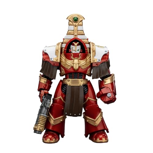 JOYTOY Warhammer 40k Thousand Sons, 1/18 Thousand Sons Sekhmet Terminator Cabal Sekhmet Volkite Charger and Power Fist Action Figure Collect Model von JOYTOY