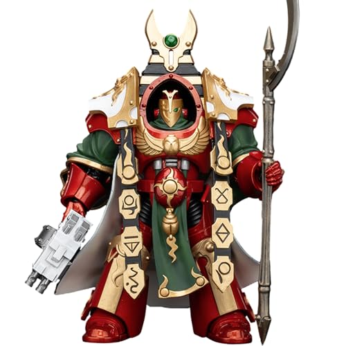 JOYTOY Warhammer 40k Thousand Sons, JT5765 Thousand sons Legion Praetor in Cataphractii Terminator Armour 1/18 Action Figur von JOYTOY