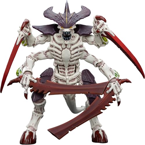 JOYTOY Warhammer 40k Tyranids, JT7004 Tyranids Hive Fleet Leviathan Tyranid Warrior with Boneswords 1/18 Action Figur von JOYTOY