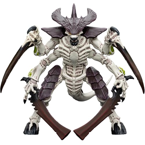 JOYTOY Warhammer 40k Tyranids Hive, JT8766 Tyranids Hive Fleet Leviathan Tyranid Warrior with Boneswords 2 1/18 Action Figur von JOYTOY