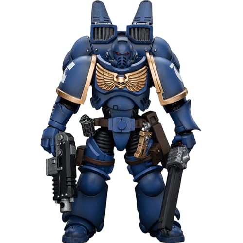 JOYTOY Warhammer 40k Ultramarines, JT2153 Ultramarines Jump Pack Intercessors Intercessor 1 1/18 Action Figur von JOYTOY