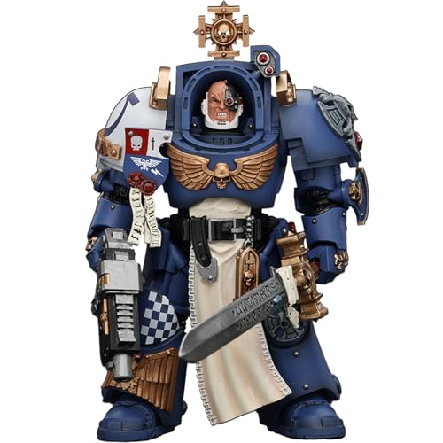 JOYTOY Warhammer 40k Ultramarines, JT4980 Ultramarines Captain In Terminator Armour 1/18 Action Figur von JOYTOY