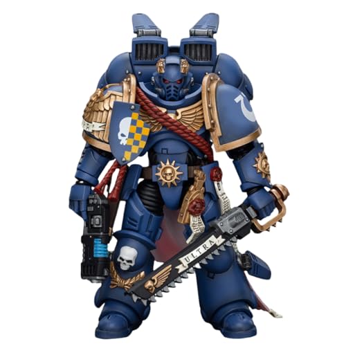 JOYTOY Warhammer 40k Ultramarines 1/18 Scale 12.2 cm Collectible Action Figure Captain with Jump Pack von JOYTOY