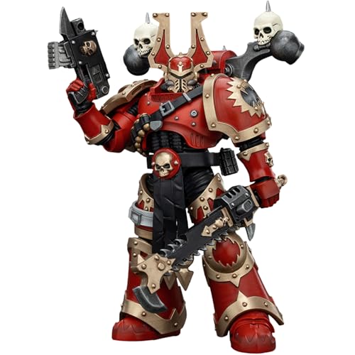 JOYTOY Warhammer 40k World Eaters, World Eaters Khorne Berzerker 2 1/18 Action Figur, Gewidmet Ihnen die das Sammeln lieben von JOYTOY